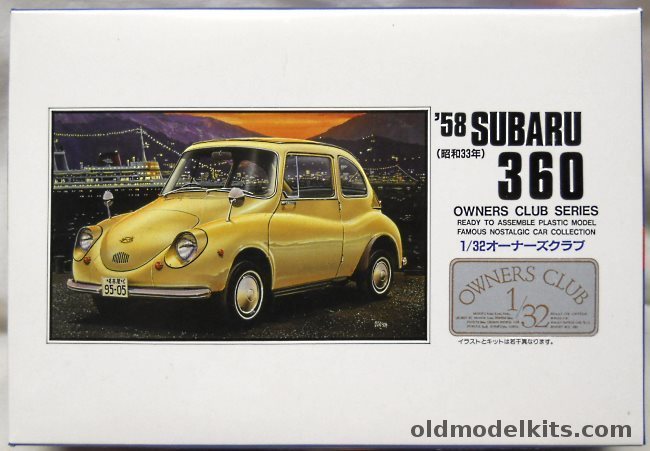 Arii 1/32 1958 Subaru 360, 41004 plastic model kit